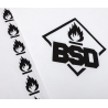 BSD Roastin L/S Shirt, White, XX-Large